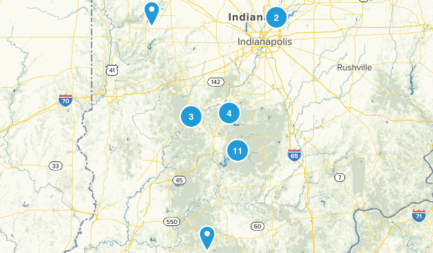 Indiana Trails Map
