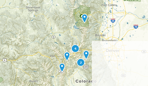 snowshoeing Map