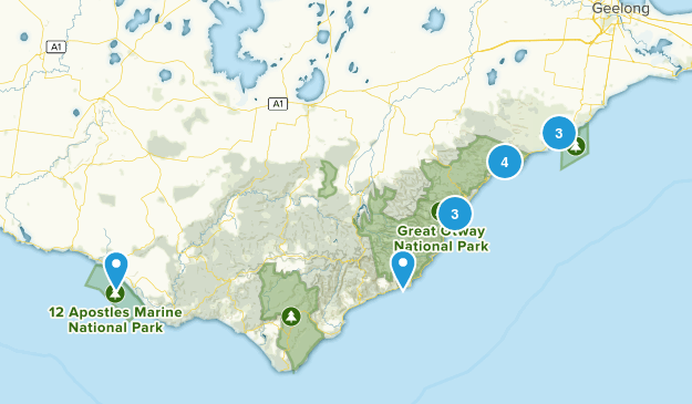 great ocean road Map
