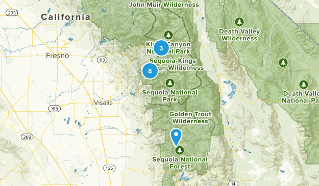 Sequoia Kings Canyon Map