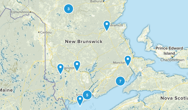 New Brunswick Map