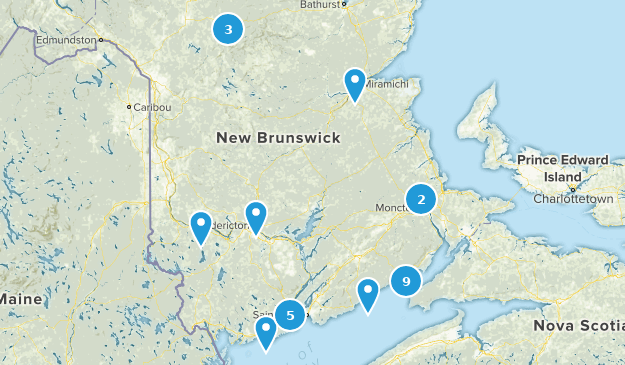 New Brunswick Map