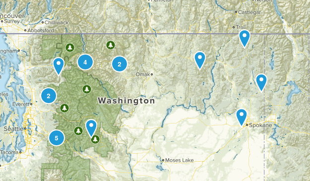 Washinton Trails Map