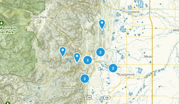 Lyons Area (Winter) Map