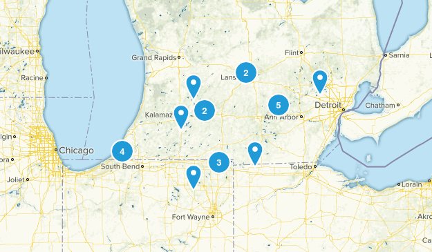 Michigan Lower Map