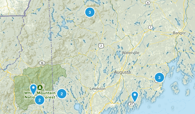 mountains nearby Map
