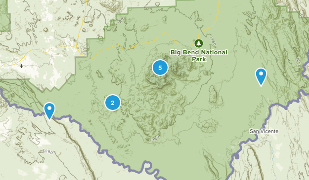 big bend Map