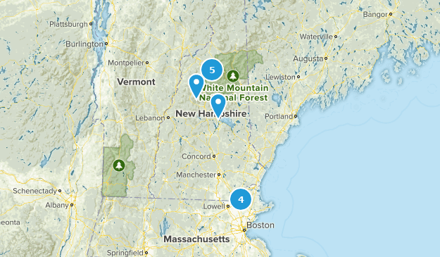 winter hikes Map