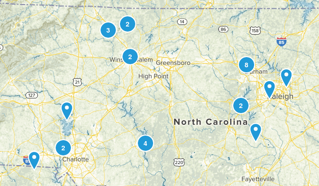 NC - Piedmont Map
