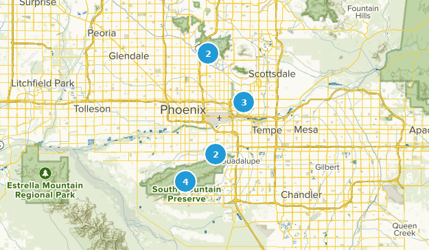 Want to hike Map