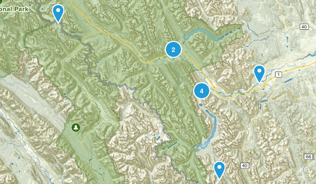Banff Map