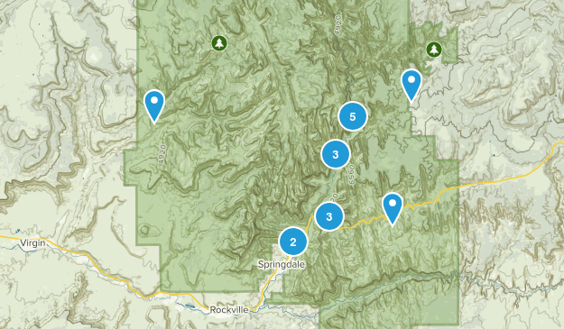 7 - zion NP Map