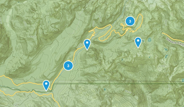 Mt Rainier - Nisqually Entrance Map