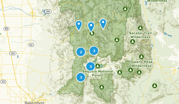 south sequoia Map