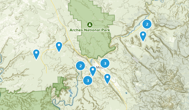 Moab with Dogs Map