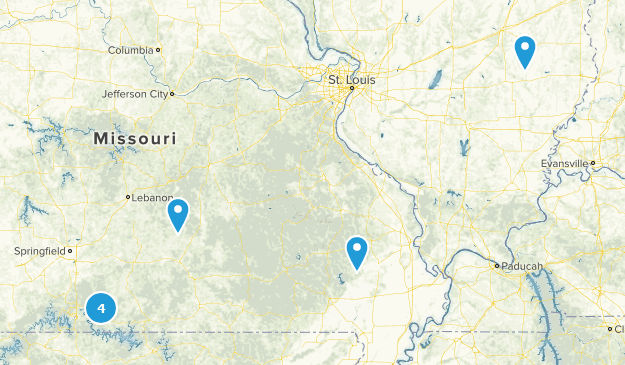 Backpacking road trips Map