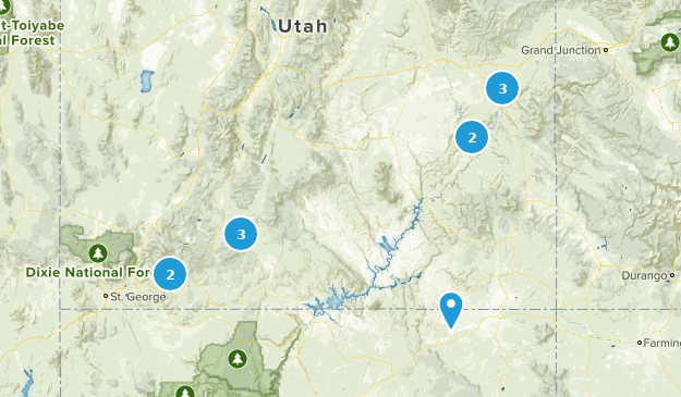 Utah Hikes Map