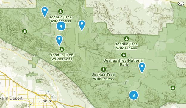 joshua tree Map