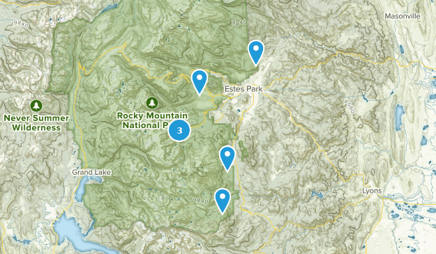 Rocky mtn Map