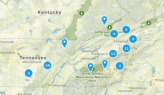 Waterfalls Map