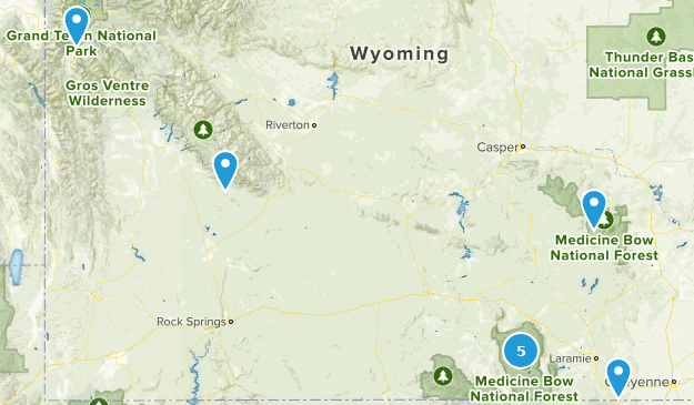Wyoming - Wish List Map