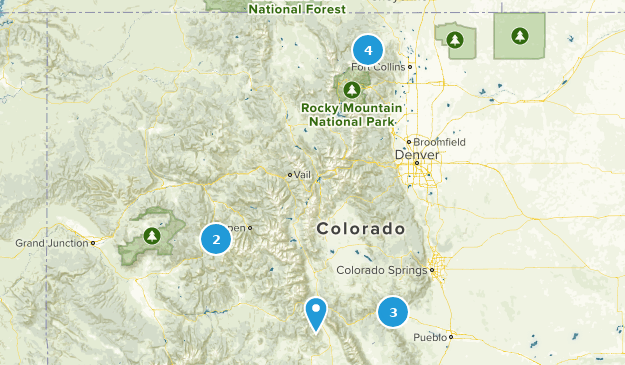 Colorado - Jeep Trails Map