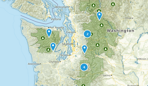 Seattle Area Trails Map