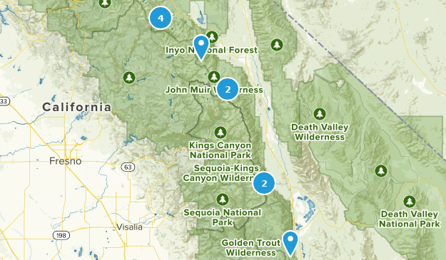Eastern Sierra Trails Map
