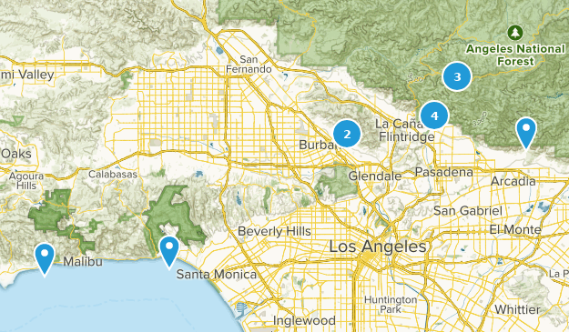 Los Angeles Area Map