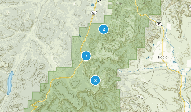 Bryce Canyon Map
