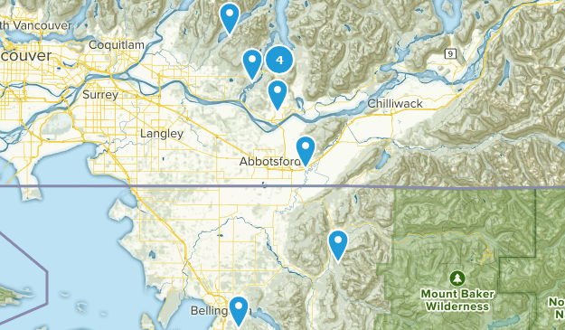 Abbottsford BC Map
