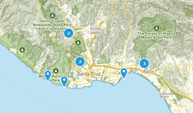 to do - santa cruz Map
