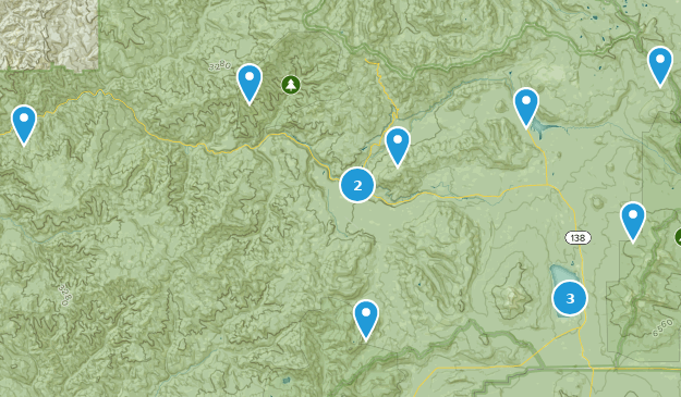 Umpqua National Forest Map