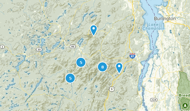 High Peaks Map