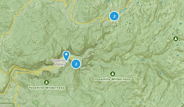 Yosemite Map