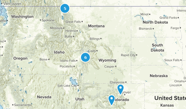 Favorite Trails Map