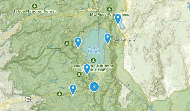 Camping Hikes Map