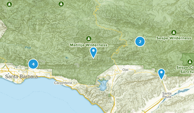 Los Padres Map