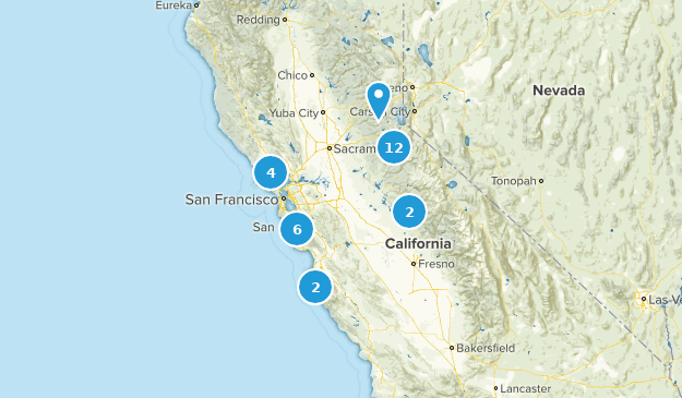Short List Hikes Map