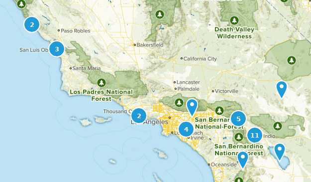 X Mas Hikes Map