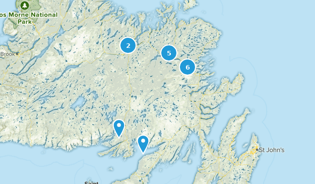 Newfoundland - Central Map