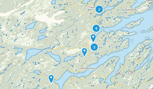Newfoundland - Eastern Map