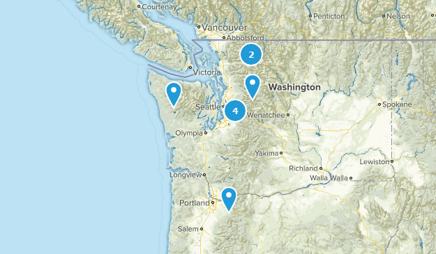 Winter Training Hikes Map