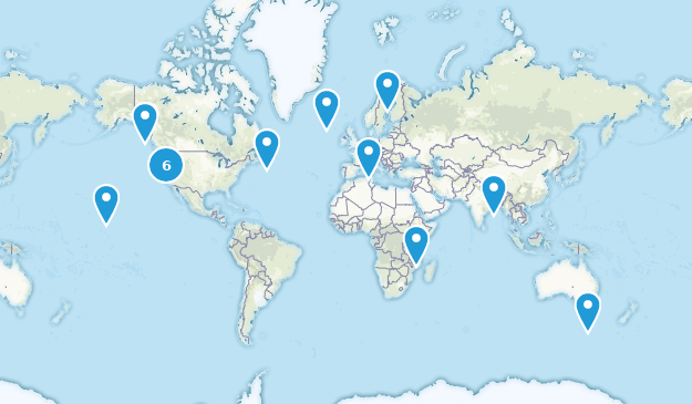 Bucket List Map