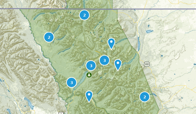 Glacier Map