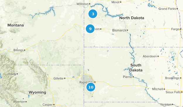 Dakotas Map