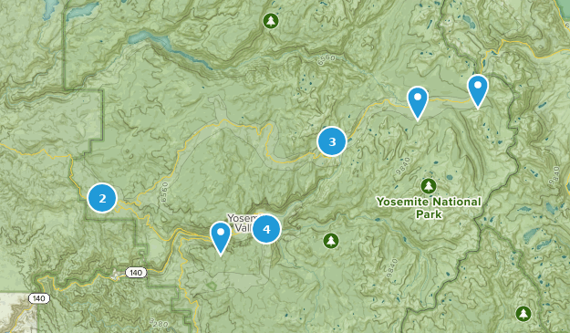Yosemite Map