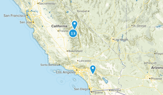 backpacking trip Map