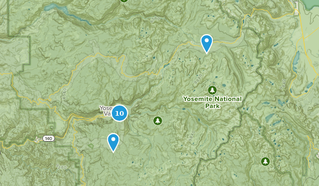 Yosemite Map