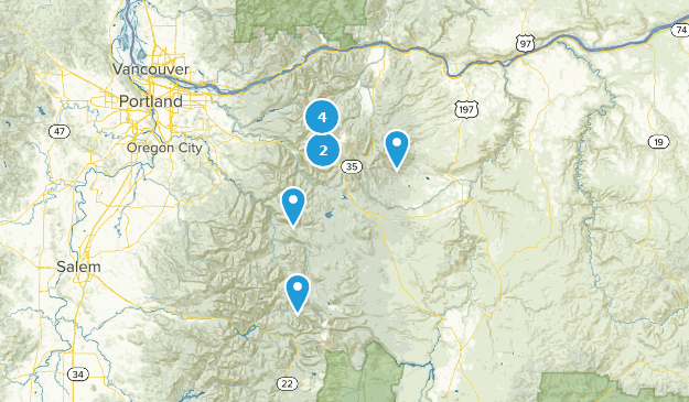 Mt Hood National Forest Map